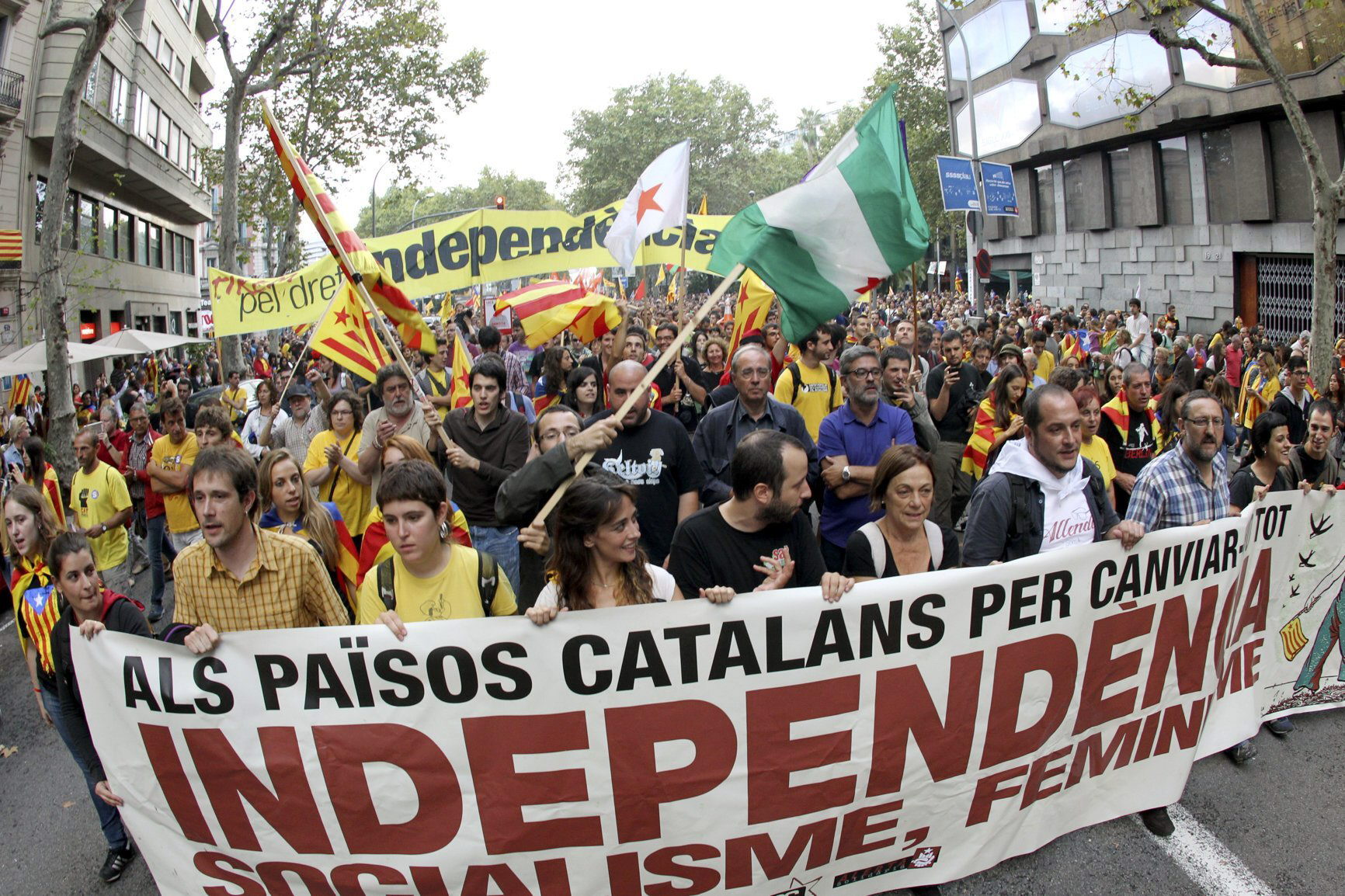 El 56,5% de los catalanes optaría por mantenerse en España