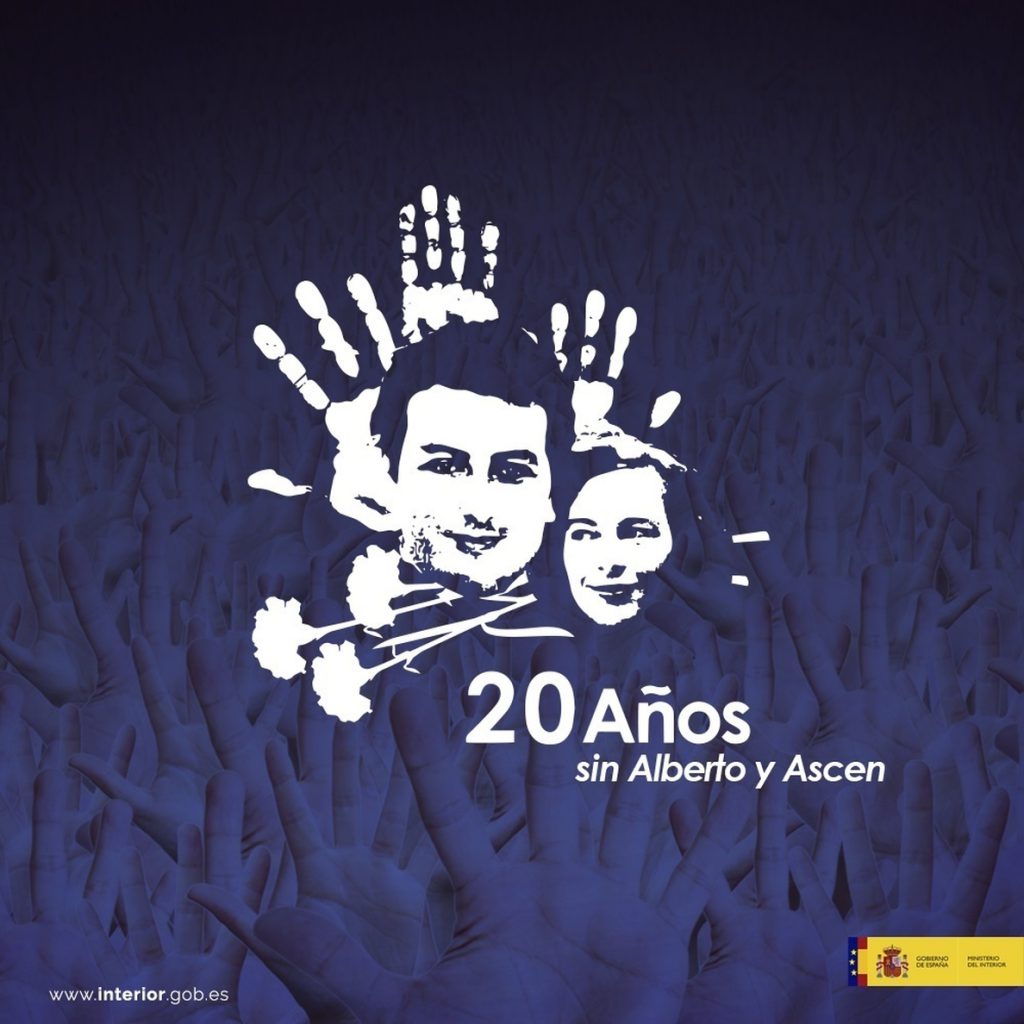 El Gobierno recuerda con una campaña a Jiménez-Becerril y García Ortiz a los 20 años de su asesinato a manos de ETA