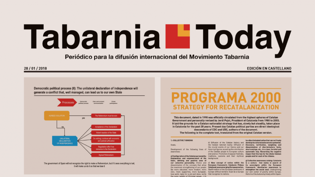 La ‘República’ de Tabarnia ya tiene su propio periódico para «difundir su causa»