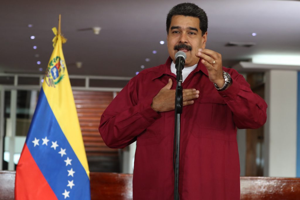 Díaz-Canel recibe a Maduro en el Palacio de la Revolución de la Habana