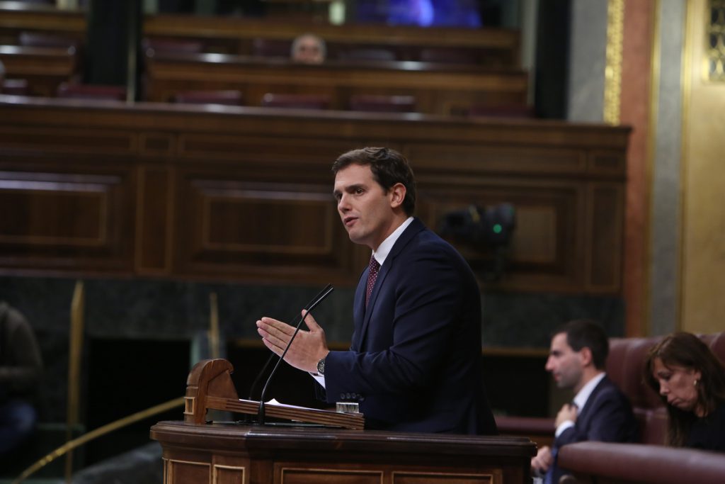 El Congreso rechaza la propuesta de Ciudadanos para que el Gobierno active el 155 en Cataluña
