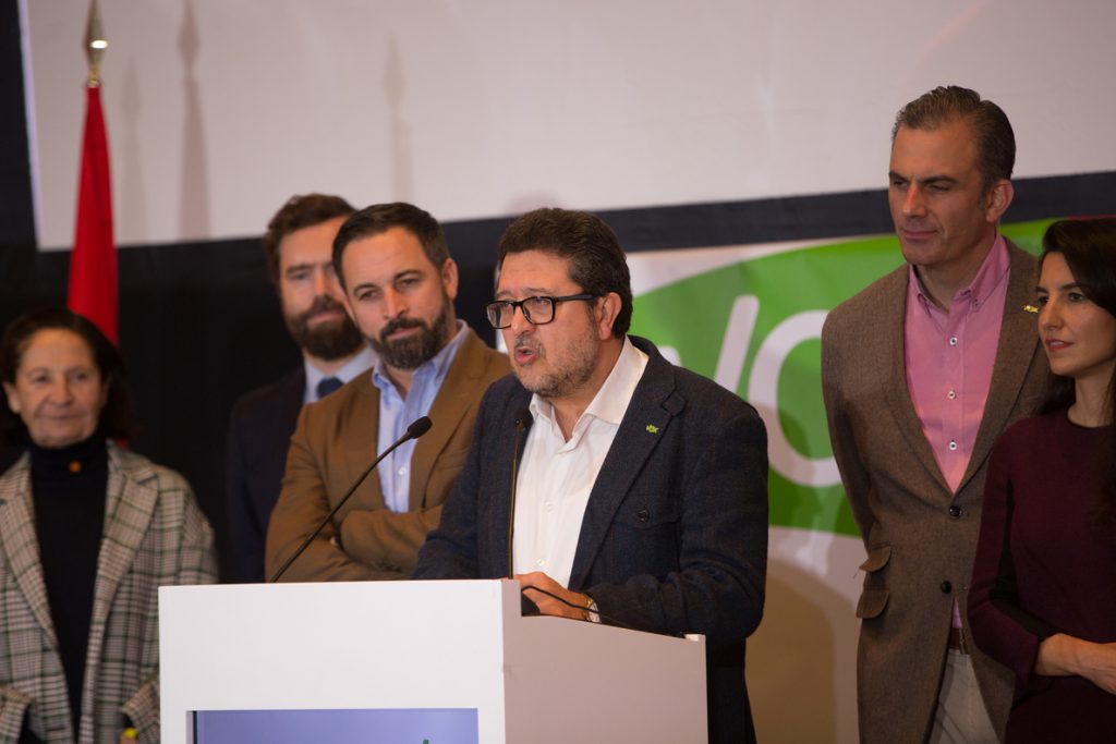 Vox avisa que el «maltrato» de Cs y el «desprecio» de PP a sus votantes podrían abocar a Andalucía a nuevas elecciones