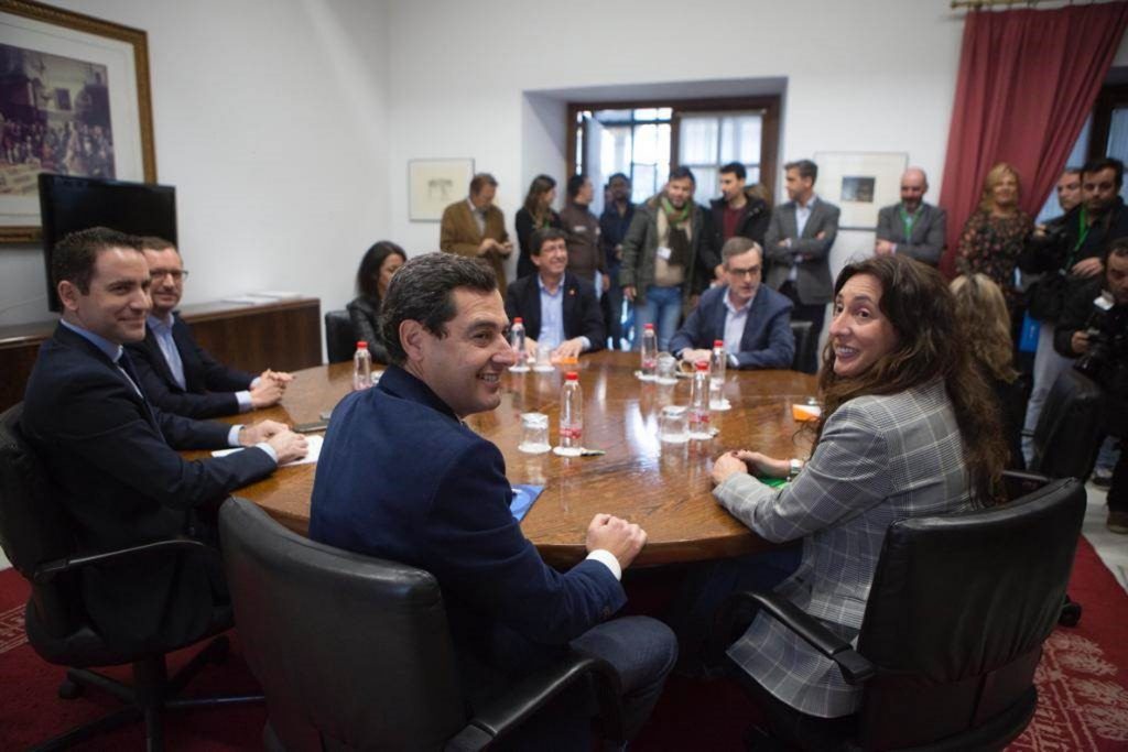 La Comisión Política PP-Cs se reúne este miércoles para negociar la conformación de la Mesa y la investidura andaluza